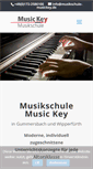 Mobile Screenshot of musikschule-musickey.de